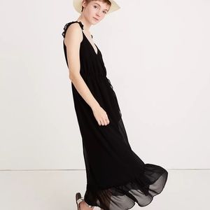 Madewell Ruffle Strap Wrap Dress - NWT